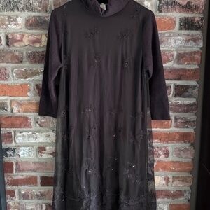 Sundance Dark Brown Long Sleeve Dress